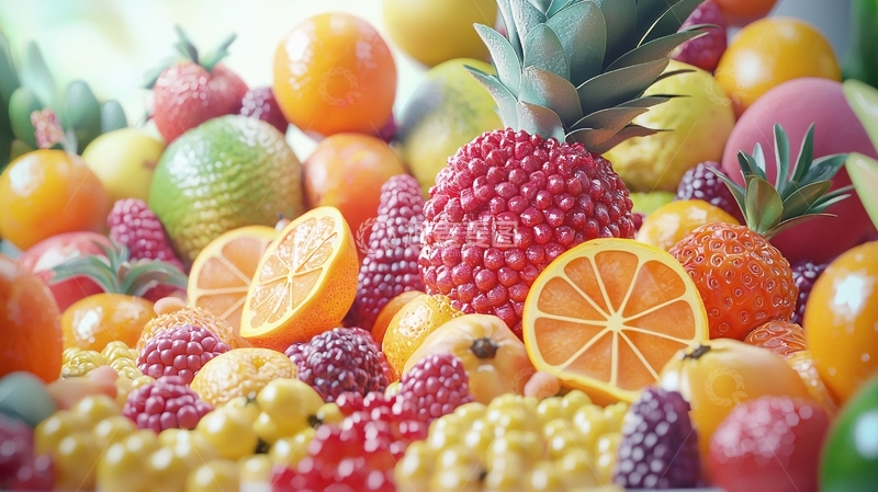 高清大图下载【趣麦麦图】水果堆积