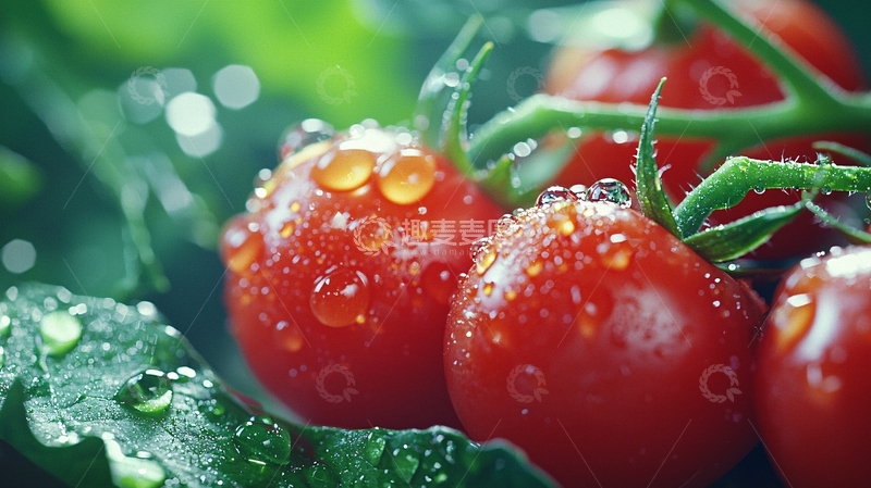 高清大图下载【趣麦麦图】新鲜红番茄
