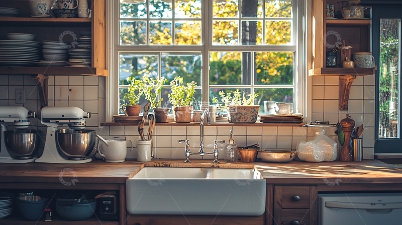 高清大图下载【趣麦麦图】乡村厨房