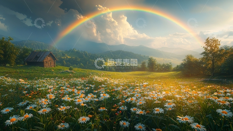 高清大图下载【趣麦麦图】美丽田园风光