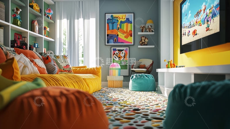 高清大图下载【趣麦麦图】儿童游戏室