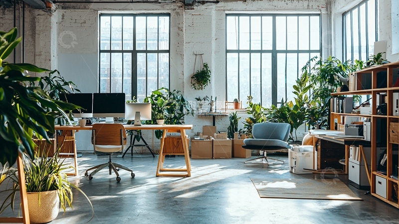 高清大图下载【趣麦麦图】现代简约办公空间