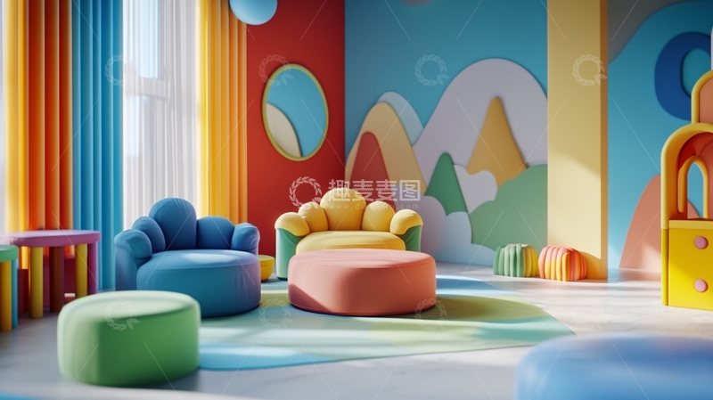 高清大图下载【趣麦麦图】儿童房设计