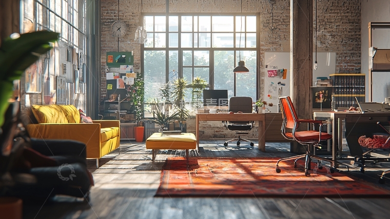 高清大图下载【趣麦麦图】loft风格家居