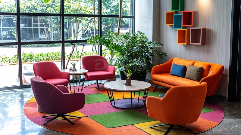 高清大图下载【趣麦麦图】现代简约休闲区