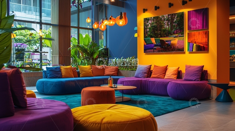 高清大图下载【趣麦麦图】现代时尚酒店大堂