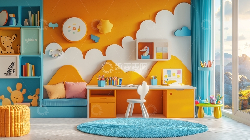 高清大图下载【趣麦麦图】儿童房设计