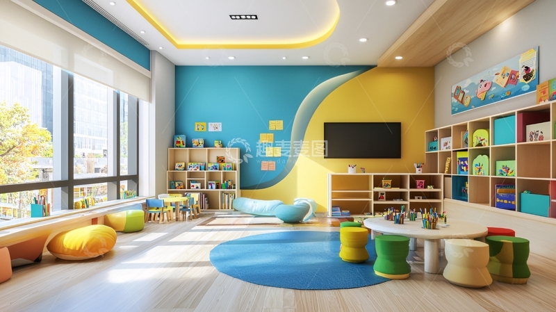 明亮舒适的儿童活动室