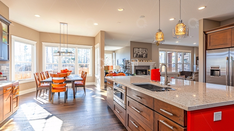 高清大图下载【趣麦麦图】现代化开放式厨房