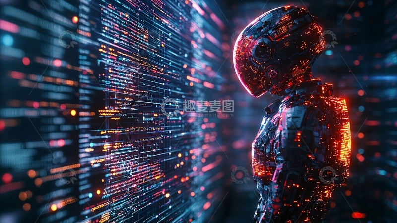 高清大图下载【趣麦麦图】未来科技感的人物