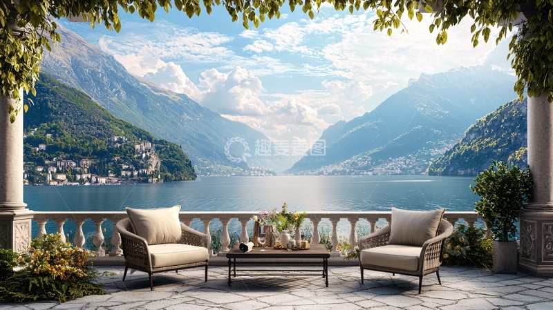 高清大图下载【趣麦麦图】阳台风景4
