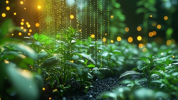 绿色植物特写