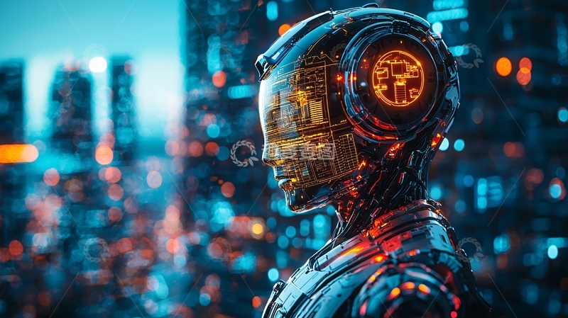 高清大图下载【趣麦麦图】未来主义机器人