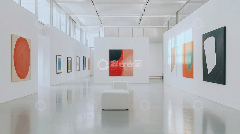 高清大图下载【趣麦麦图】现代艺术画廊