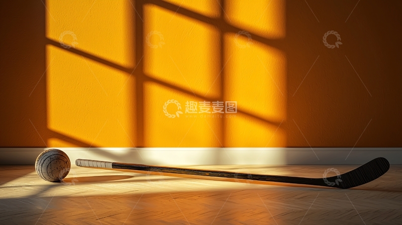 高清大图下载【趣麦麦图】阳光下的曲棍球静物