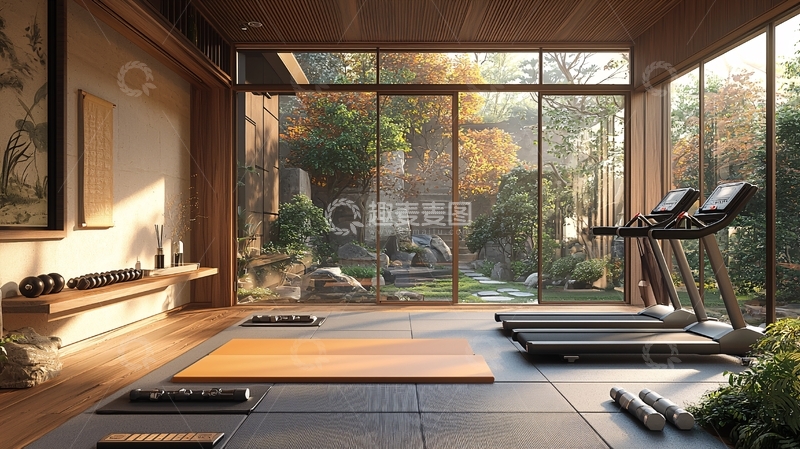 高清大图下载【趣麦麦图】室内健身房