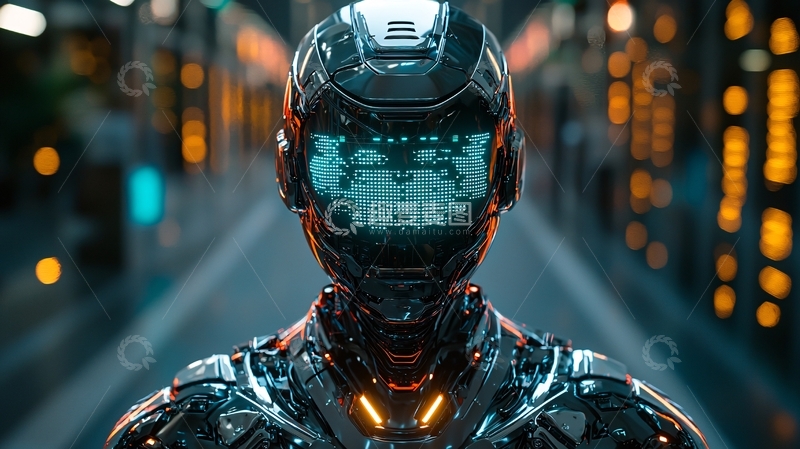 高清大图下载【趣麦麦图】未来主义机器人