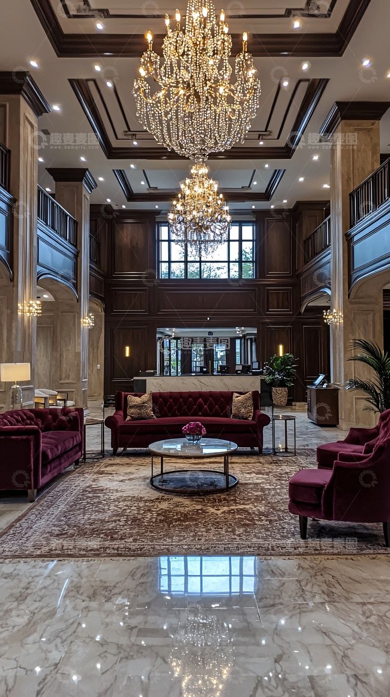 高清大图下载【趣麦麦图】豪华酒店大堂