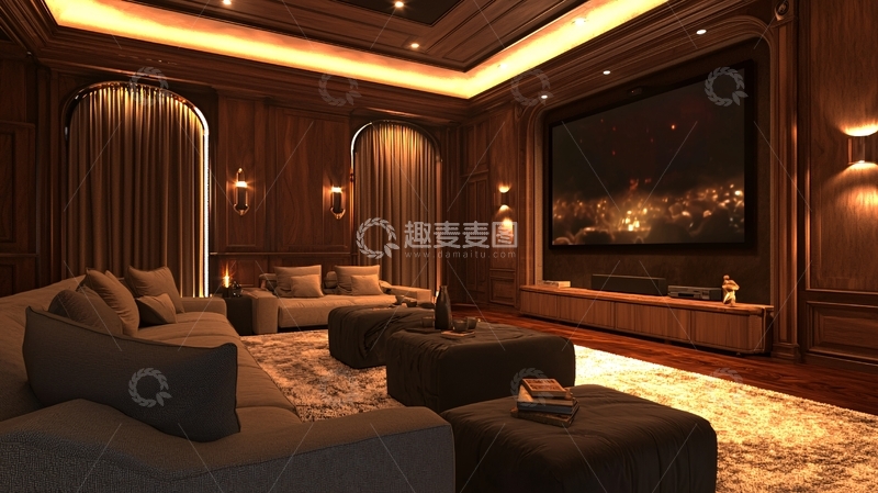 高清大图下载【趣麦麦图】高端私人影院