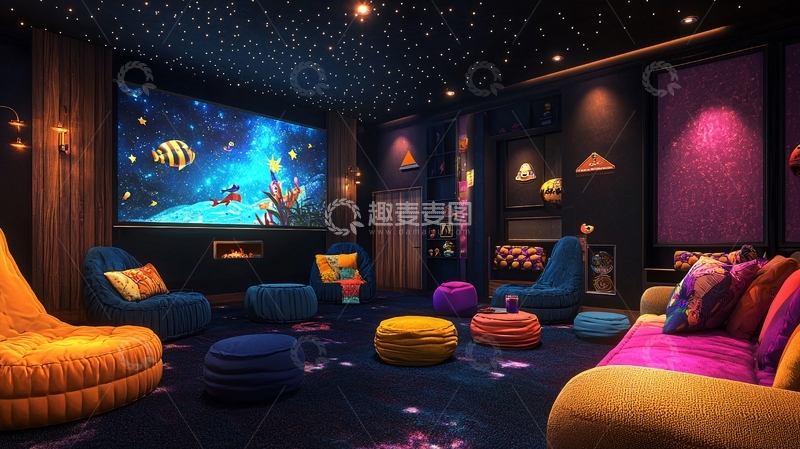 高清大图下载【趣麦麦图】家庭影院