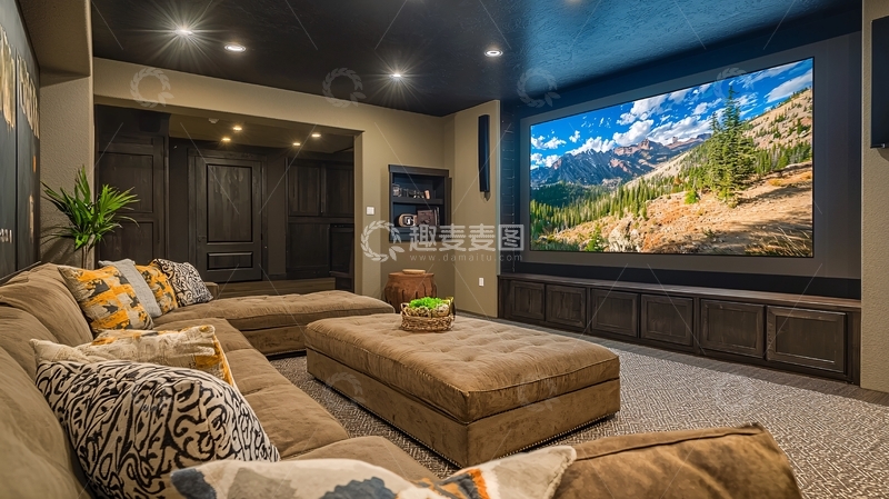 高清大图下载【趣麦麦图】高端家庭影院