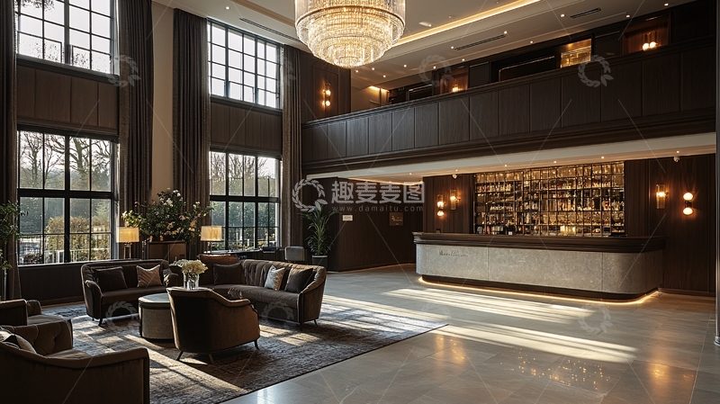 高清大图下载【趣麦麦图】豪华酒店大堂