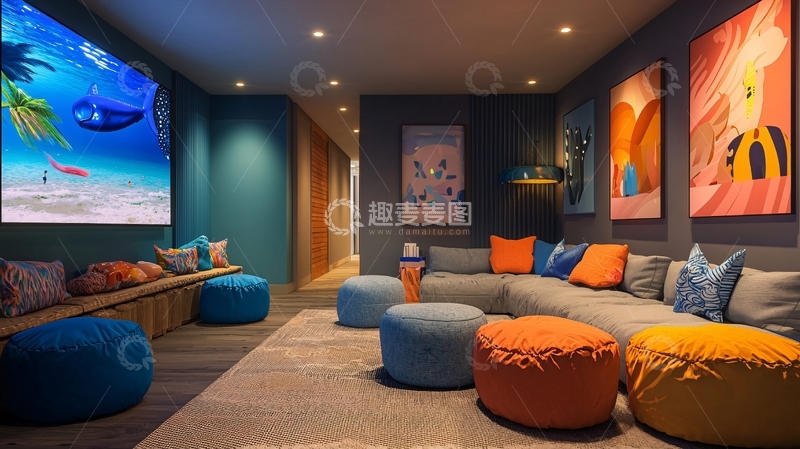 高清大图下载【趣麦麦图】儿童娱乐室