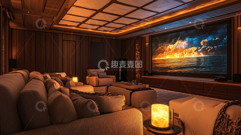 高清大图下载【趣麦麦图】高端私人影院