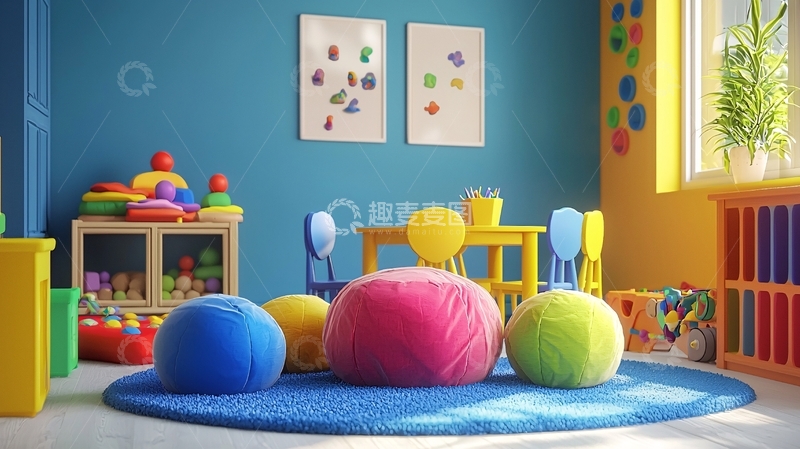 高清大图下载【趣麦麦图】儿童房