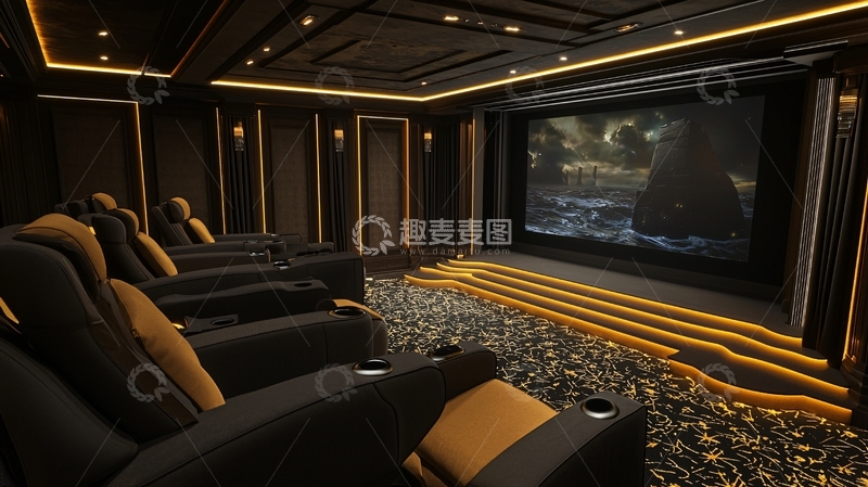 高清大图下载【趣麦麦图】高端私人影院