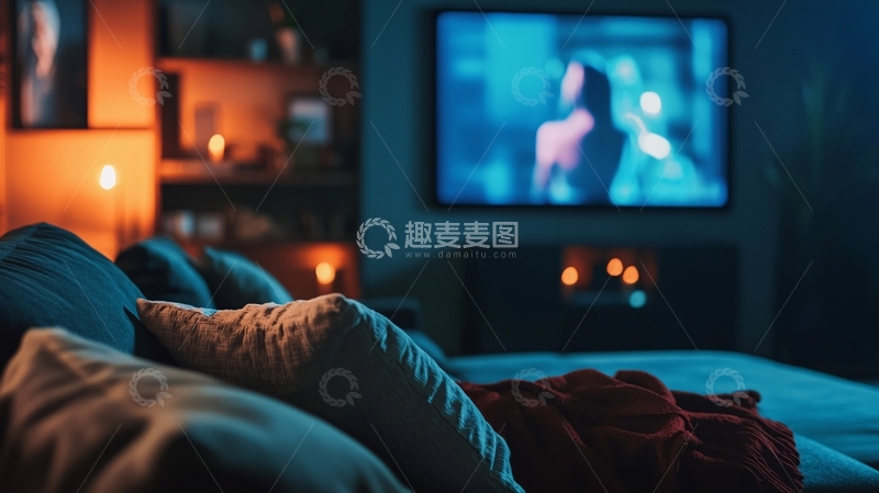 高清大图下载【趣麦麦图】温馨舒适居家影院
