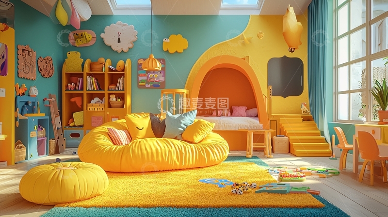 高清大图下载【趣麦麦图】儿童房设计