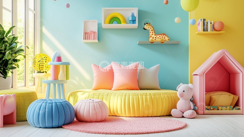高清大图下载【趣麦麦图】儿童房