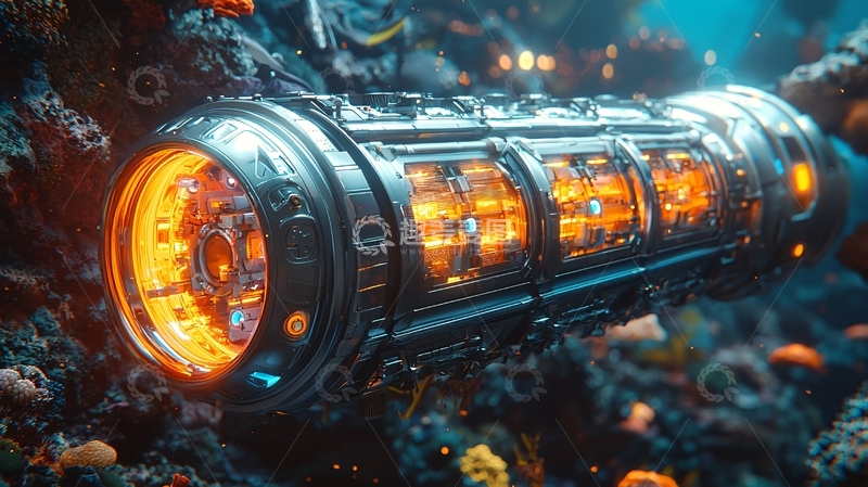 高清大图下载【趣麦麦图】未来海底科技舱