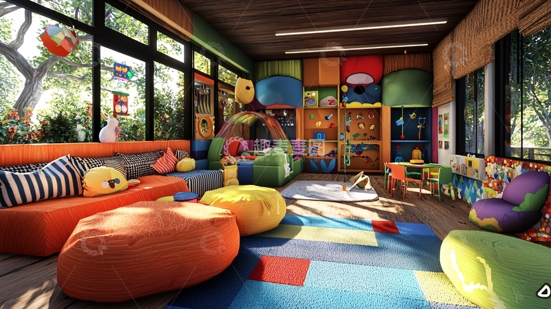 高清大图下载【趣麦麦图】儿童游乐室