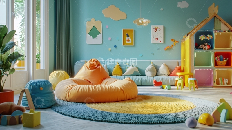 高清大图下载【趣麦麦图】儿童房装修