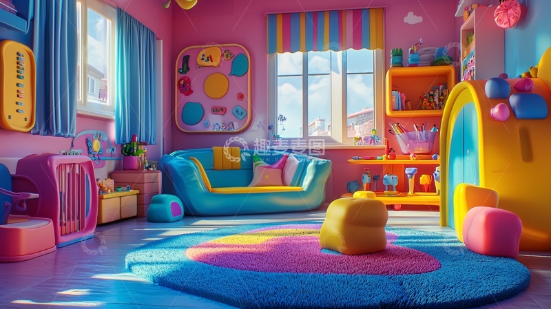 高清大图下载【趣麦麦图】梦幻儿童房