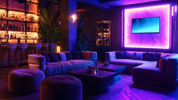 酒吧休闲区