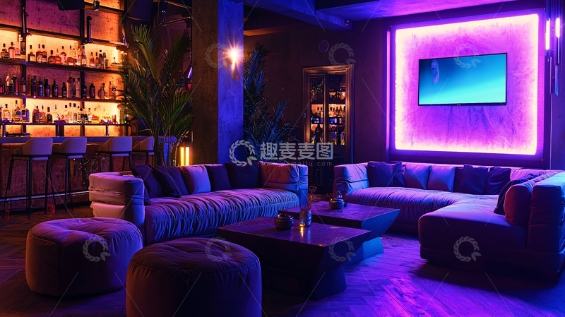 高清大图下载【趣麦麦图】酒吧休闲区