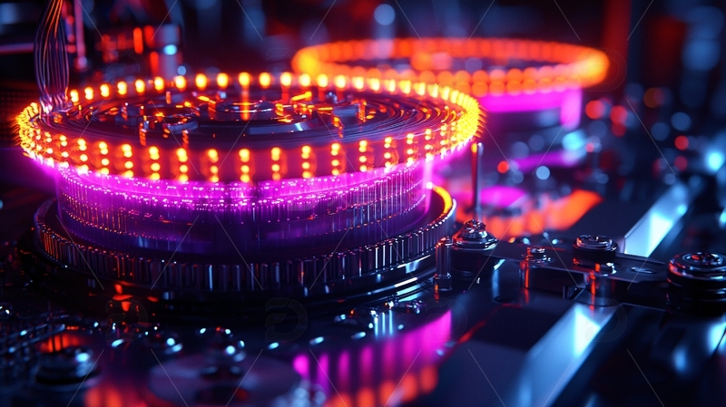 高清大图下载【趣麦麦图】科技感未来感的发光设备