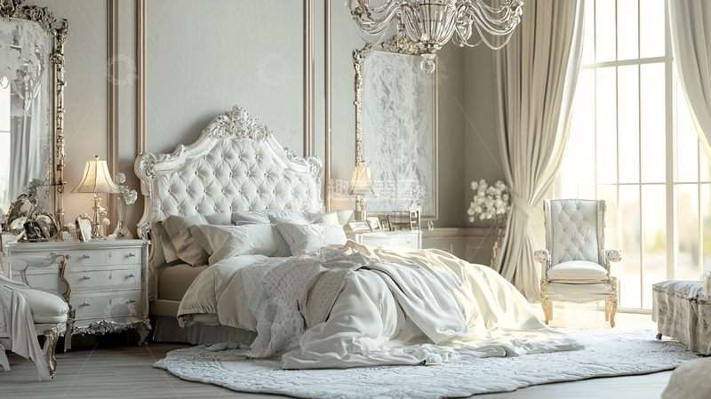 高清大图下载【趣麦麦图】欧式奢华卧室