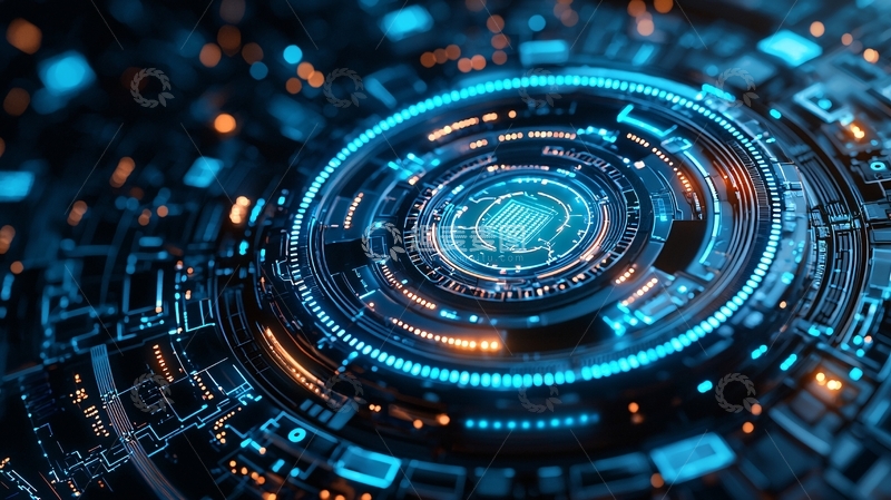 高清大图下载【趣麦麦图】未来科技感电路板