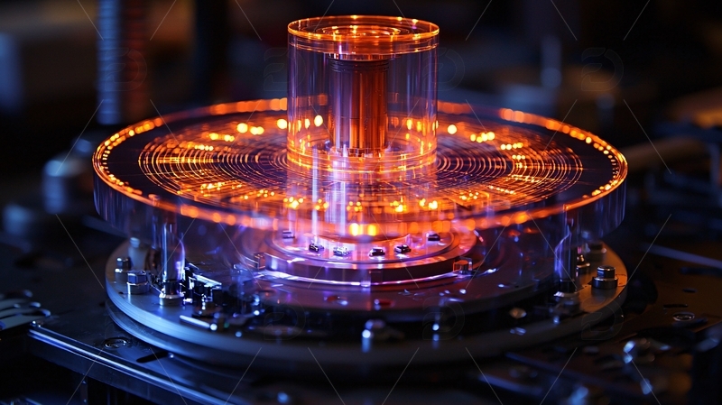 高清大图下载【趣麦麦图】科技感圆形发光装置