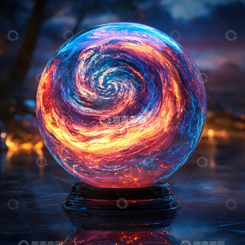 高清大图下载【趣麦麦图】魔幻能量球体