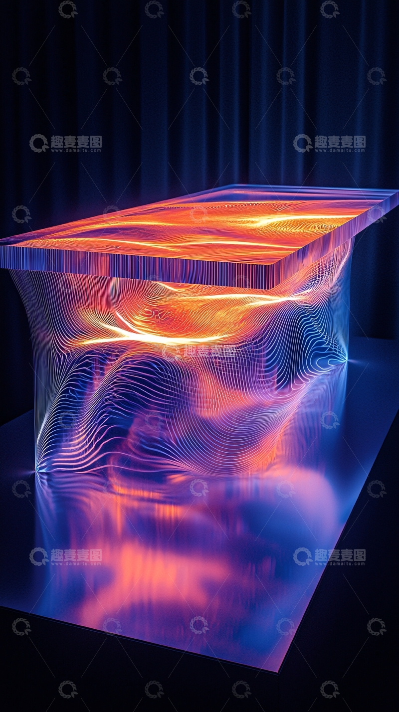 高清大图下载【趣麦麦图】透明桌子