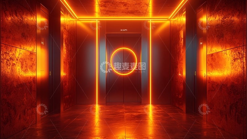 高清大图下载【趣麦麦图】未来主义走廊