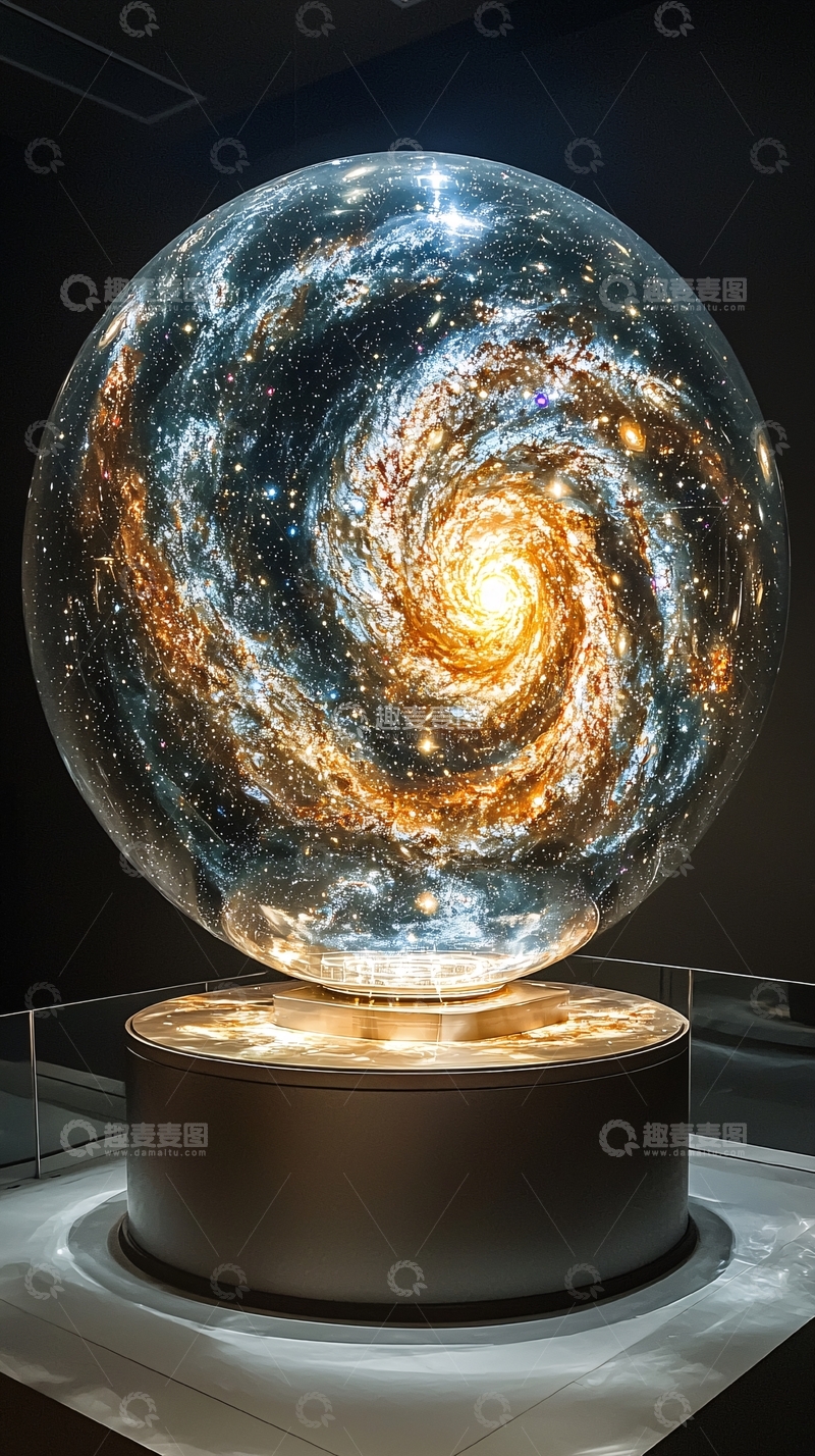 高清大图下载【趣麦麦图】宇宙星空球形展示