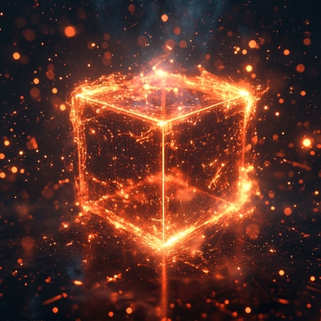 发光立方体粒子特效