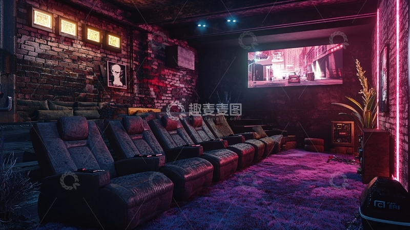 高清大图下载【趣麦麦图】私家影院