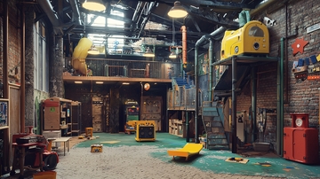 工业风儿童乐园